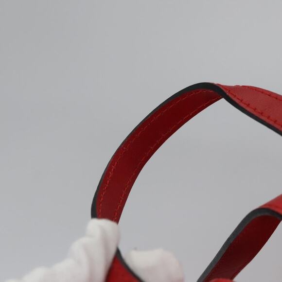 CELINE Backpack Leather Red Gold - Picture 8 of 13